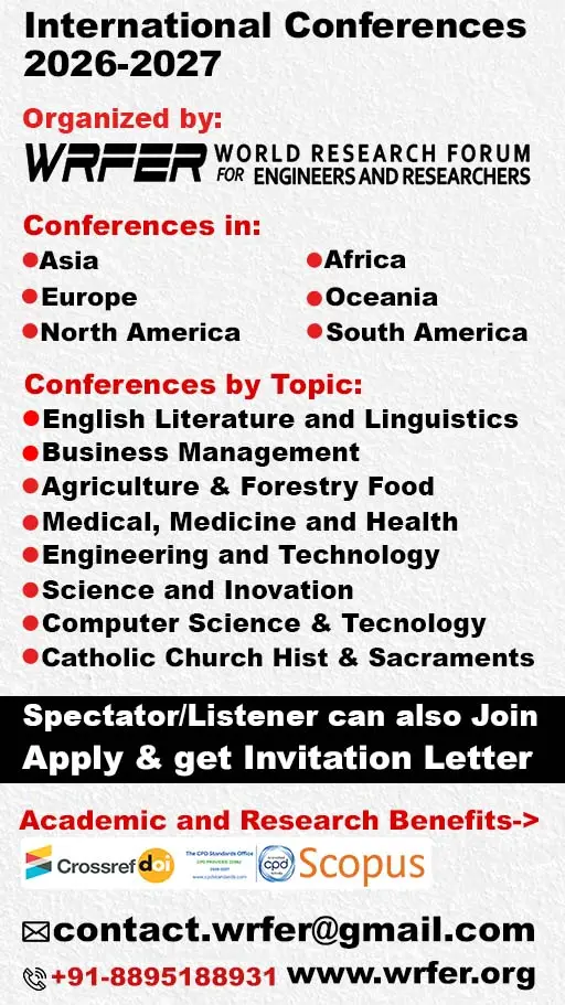 Upcoming International Conference for 2026